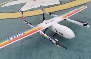 Hybrid drone used by NHS to transport medical supplies between UK hospitals